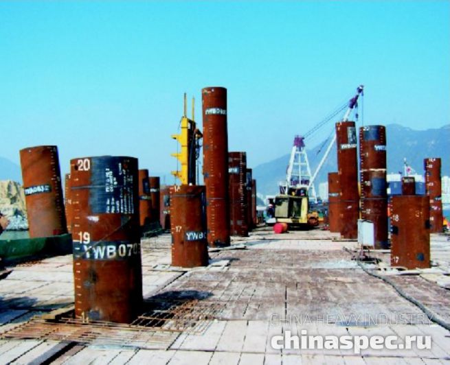 Строительство третьей очереди морского порта Яньтянь (Китай)