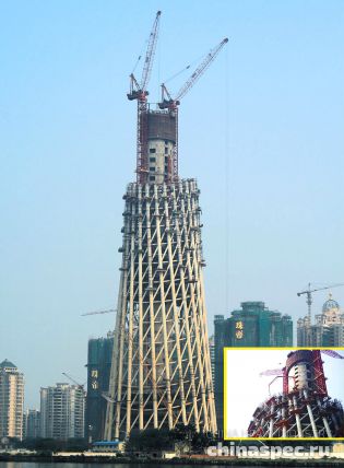 Строительство телебашни Гуанчжоу