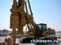 Буровая установка SANY на строительстве железной дороги Чжэнси в Китае