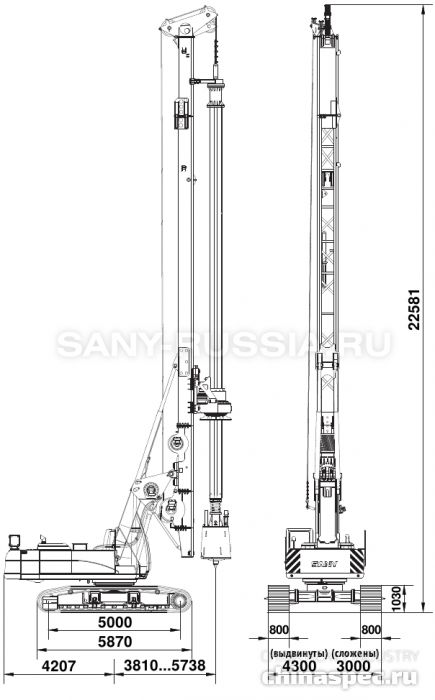 Буровая установка SANY SR250R